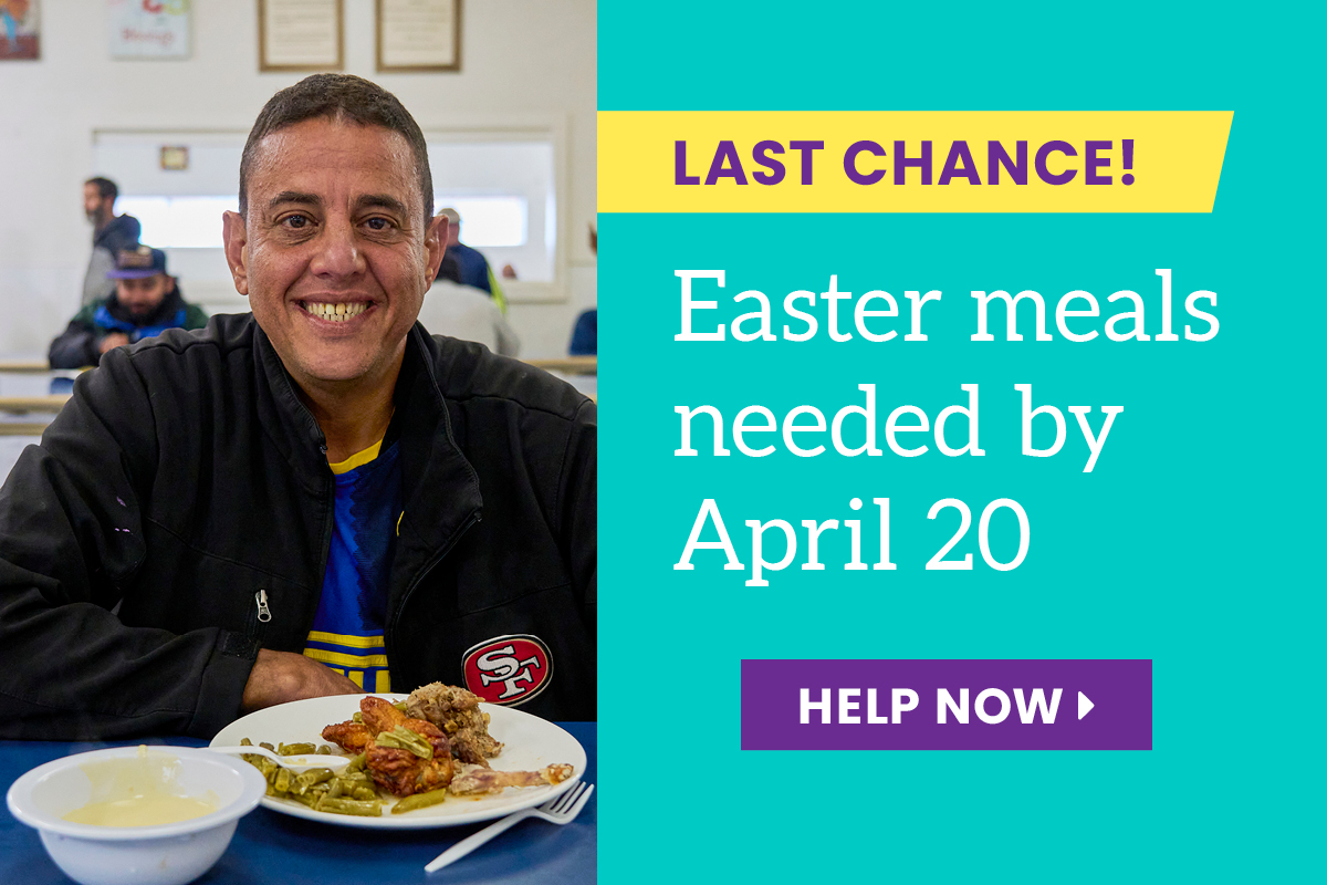 Last Chance to give Easter meals
